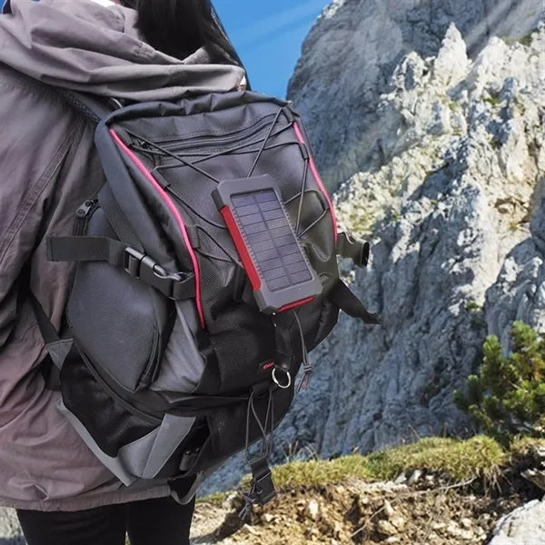 6000mAh Solar Power Bank with Built-in Compass