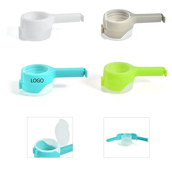 4-Pack Food Storage Clips with Pour Spouts