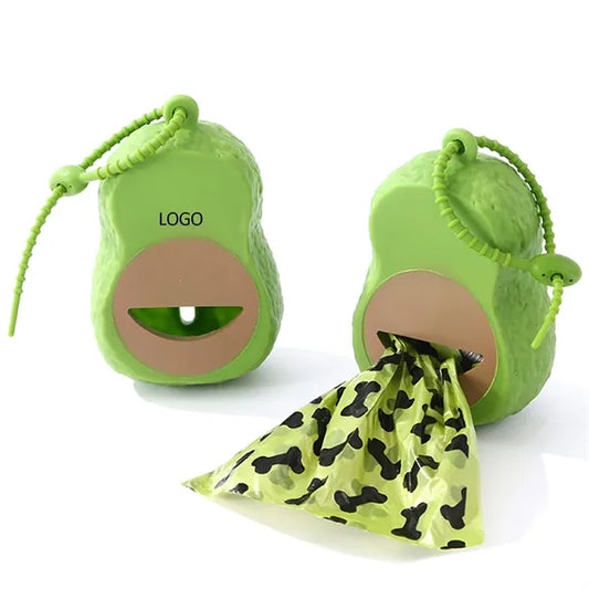 Dog Poop Bag Holder Set with Adjustable Leash