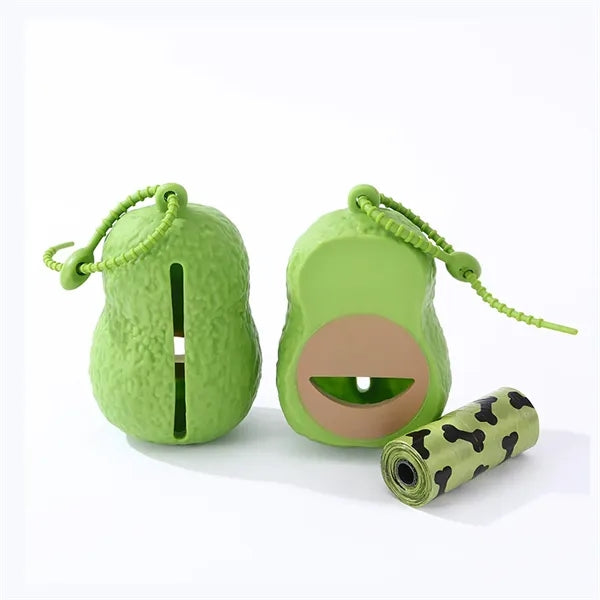 Dog Poop Bag Holder Set with Adjustable Leash