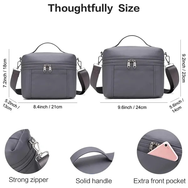 Insulated Lunch Bag With Shoulder Strap