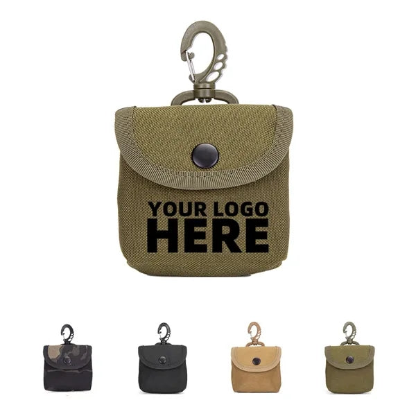 Tactical Keychain Pouch Wallet for Keys, Coins, Earbuds