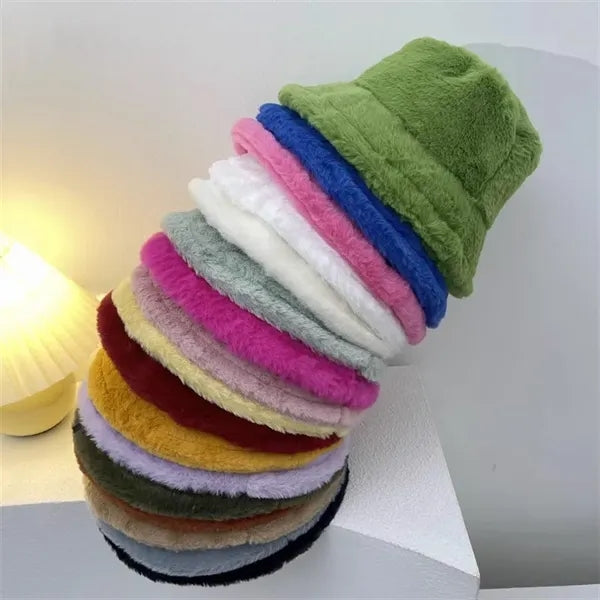 50 MOQ Plush Fisherman Hat