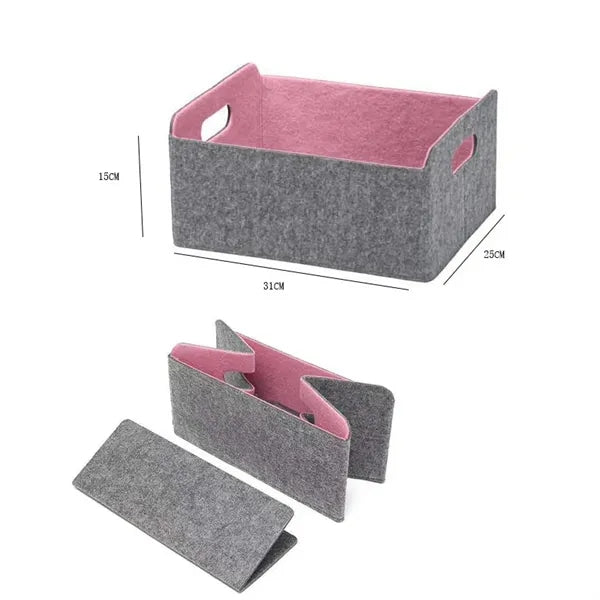 Felt Storage Bin Collapsible