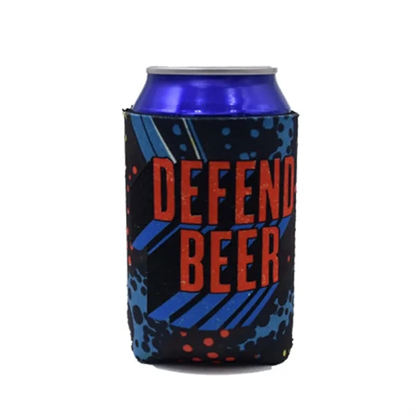 Full Color Neoprene Beverage Sleeves Collapsible Can Coolers