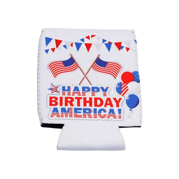 Full Color Neoprene Beverage Sleeves Collapsible Can Coolers