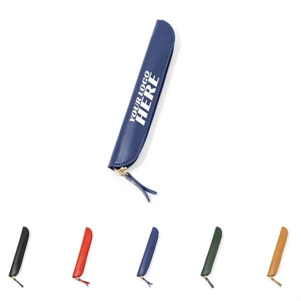 PU Solid Color Pencil Case