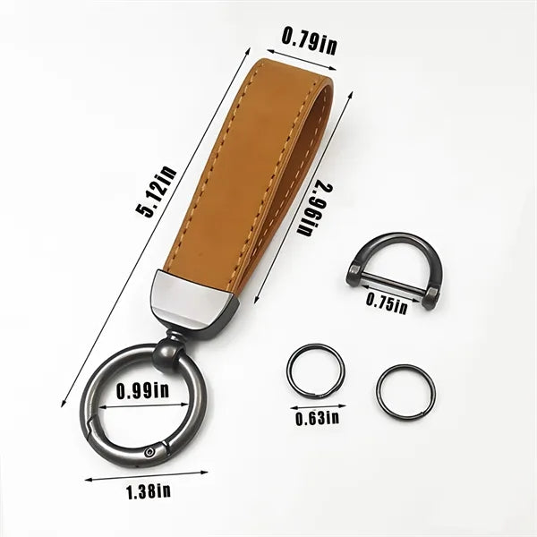 Car Keychain Leather Key Ring Thanksgiving Day Gifts
