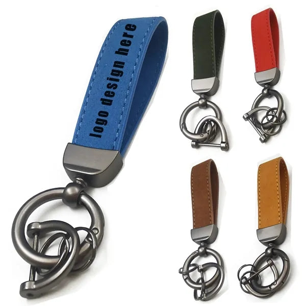 Car Keychain Leather Key Ring Thanksgiving Day Gifts