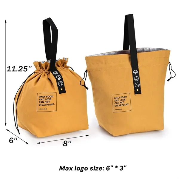 Drawstring Lunch Bag