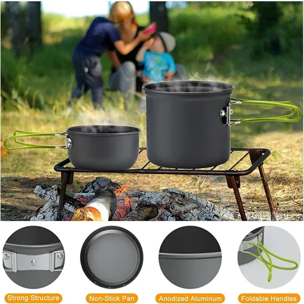 Compact Camping Cookware Set