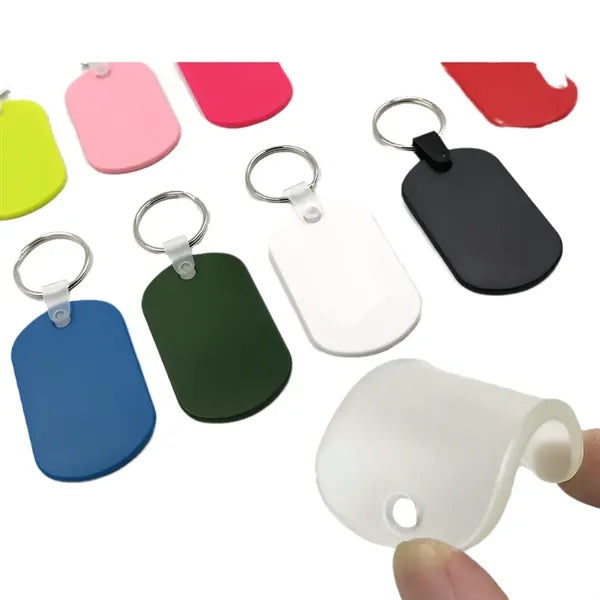 Oval Shape ABS PVC Key Tag