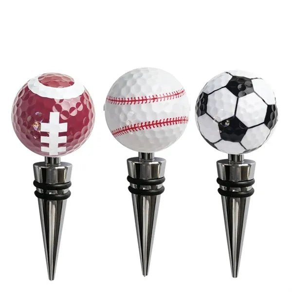 Spherical Metal Red Wine Bottle Stopper