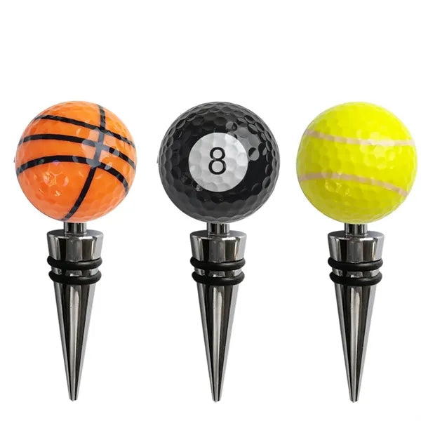 Spherical Metal Red Wine Bottle Stopper