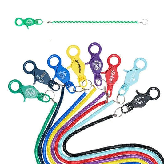 20" Stretch Lanyard Bungee Casino Coil With a clip