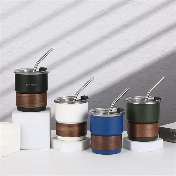 300ML 10OZ Outdoors Stainless Steel Stepped Pint Glass