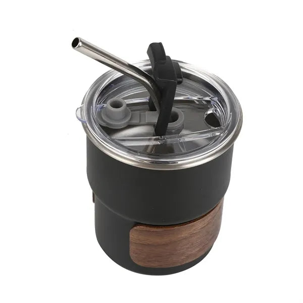 300ML 10OZ Outdoors Stainless Steel Stepped Pint Glass