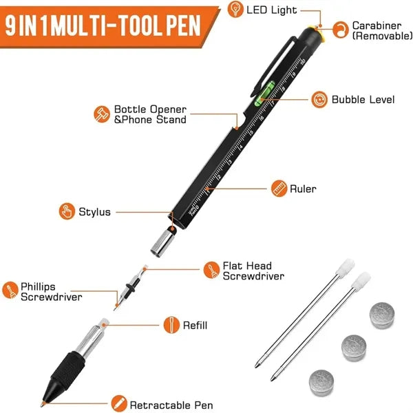 9 In 1 Multitool Pen