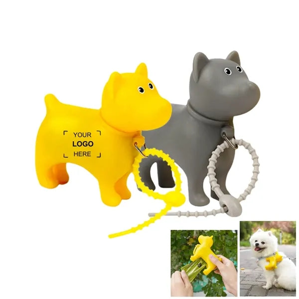 Portable Dog Shaped Poop Bag Dispenser