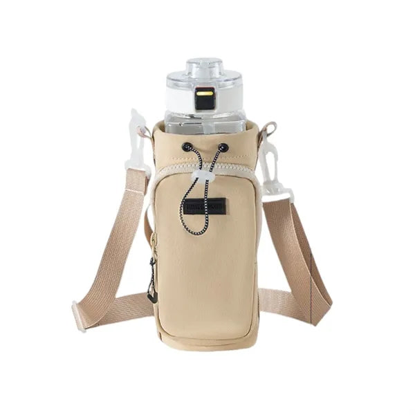 8.7" x 6.7" x 1.6" Outdoor Leisure Portable Water Bottle Bag