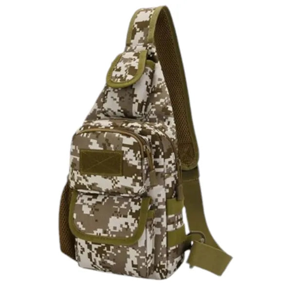 14.9" x 1.9" x 7.1" Outdoor Camouflage Tactical Chest Bag