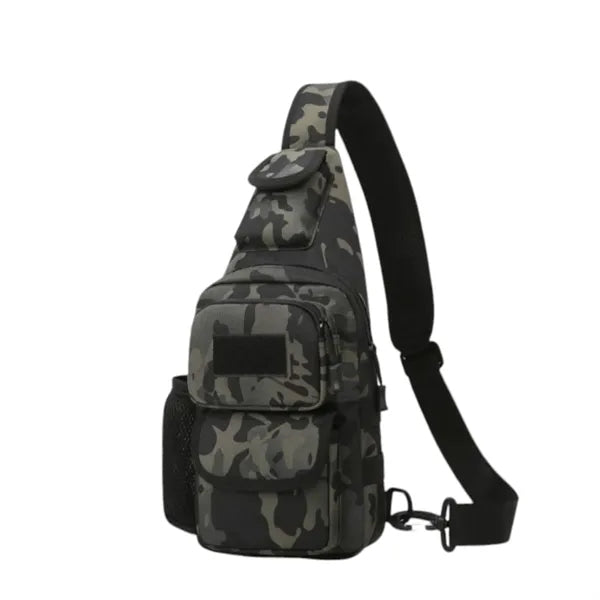 14.9" x 1.9" x 7.1" Outdoor Camouflage Tactical Chest Bag