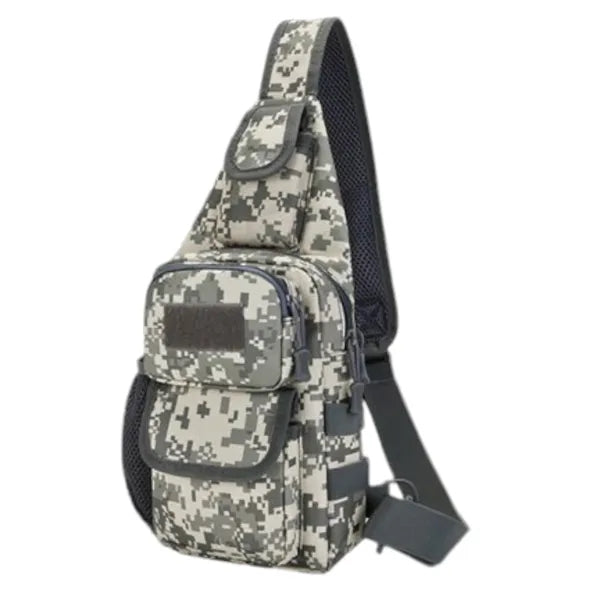 14.9" x 1.9" x 7.1" Outdoor Camouflage Tactical Chest Bag