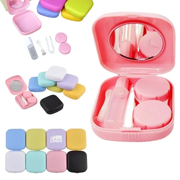 Contact Lens Case Kit with Mirror