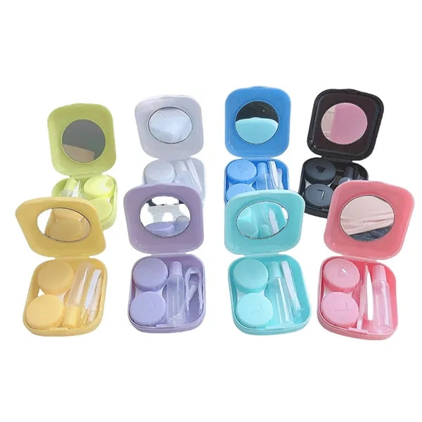 Contact Lens Case Kit with Mirror