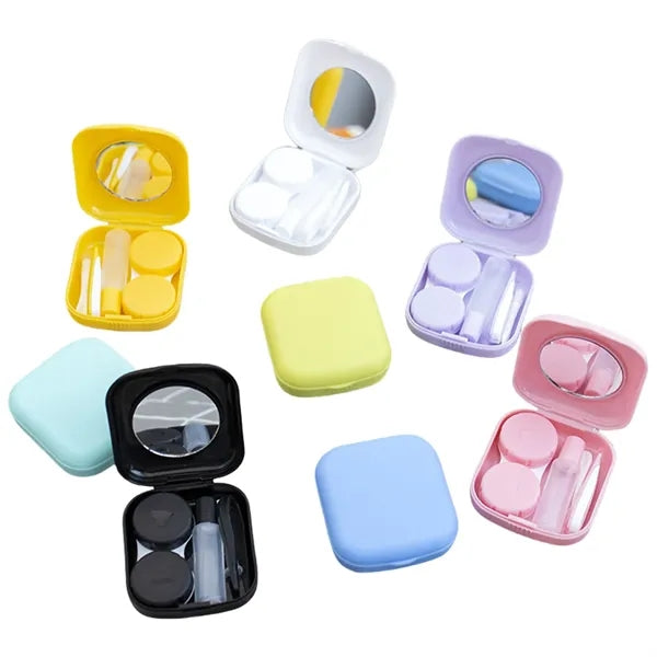 Contact Lens Case Kit with Mirror