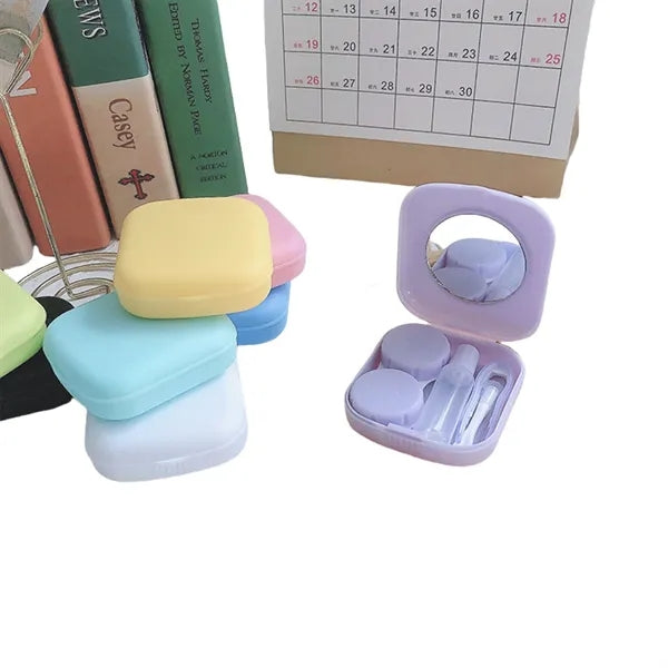 Contact Lens Case Kit with Mirror
