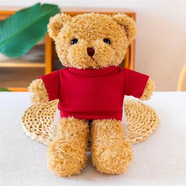 12" Teddy Bear With Removable Clothes