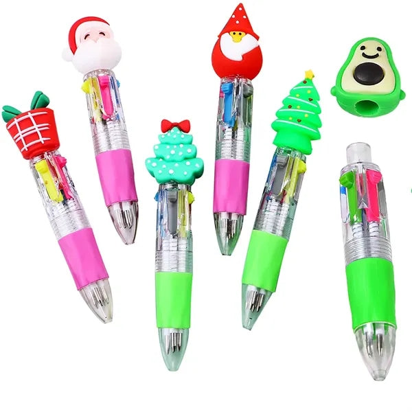 4 Inks multicolor Ballpoint Pen Christmas Gifts