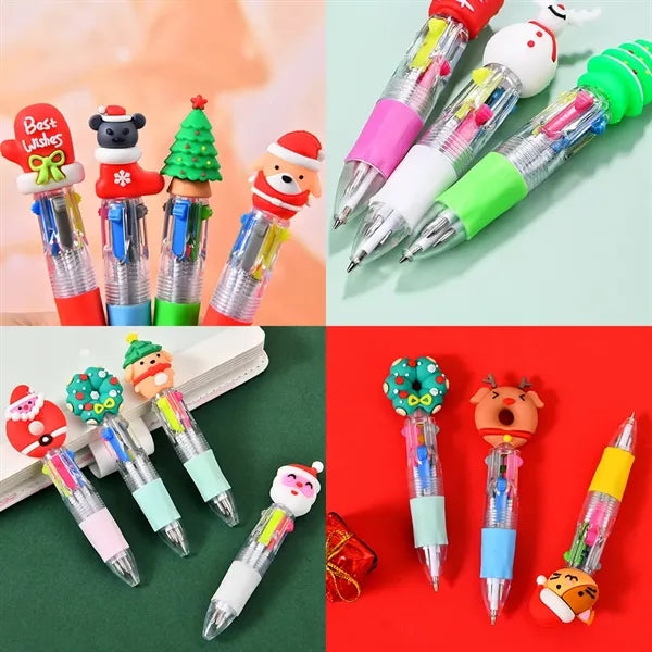 4 Inks multicolor Ballpoint Pen Christmas Gifts