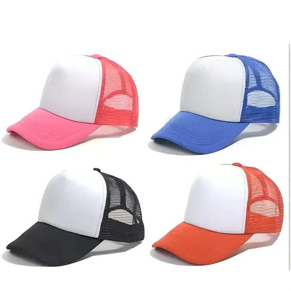 Baseball Sponge Mesh Advertising Peaked Sun Cap