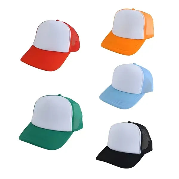 Baseball Sponge Mesh Advertising Peaked Sun Cap