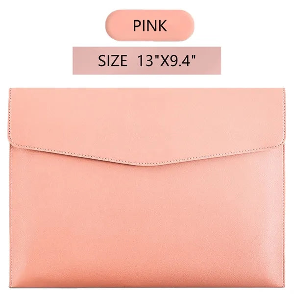 Waterproof PU Leather A4 File Bag
