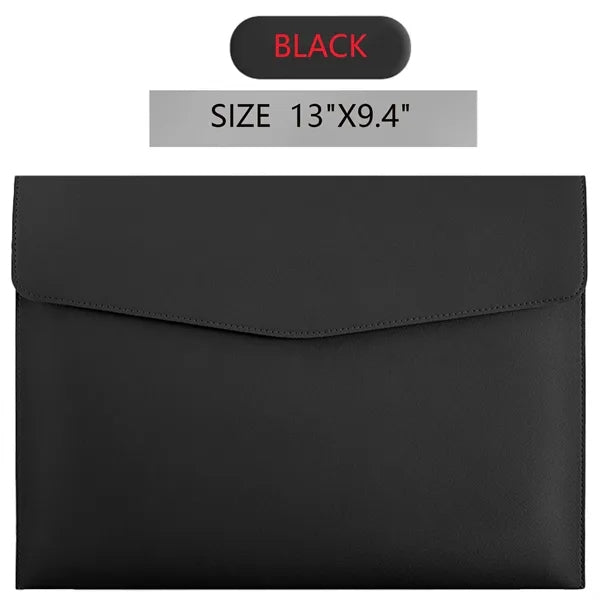 Waterproof PU Leather A4 File Bag