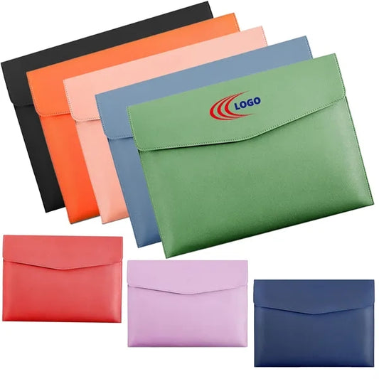 A4 leather documents can be customized storage bags