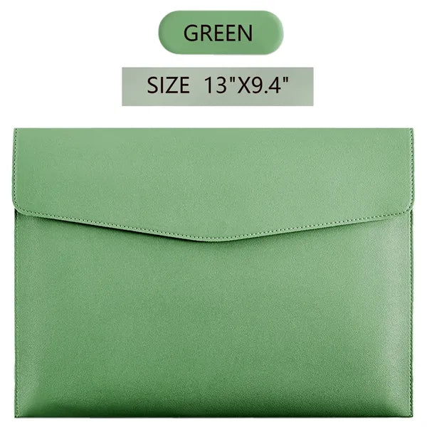 A4 leather documents can be customized storage bags