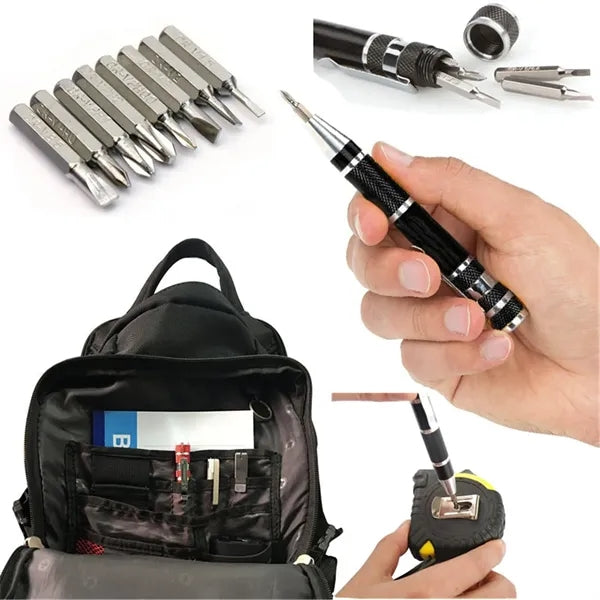 Aluminum alloy pen style screw driver