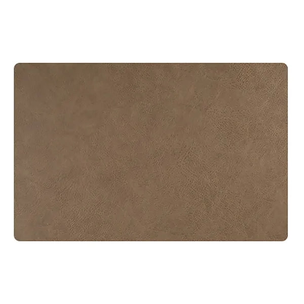 Faux Leather Placemats Waterproof Stain Resistant Table Mats