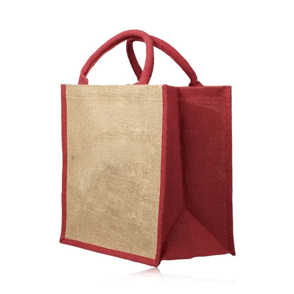 Laminated Jute Tote Bag