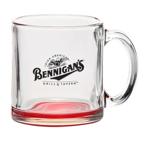 13 oz. Clear Glass Coffee Mugs