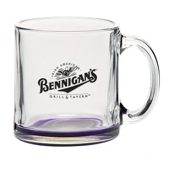 13 oz. Clear Glass Coffee Mugs
