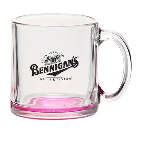 13 oz. Clear Glass Coffee Mugs