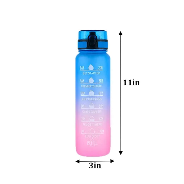 32oz Portable Colorful Water Bottle