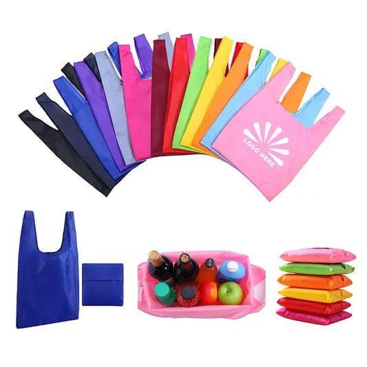210D Foldable Waterproof Shopping Handbag