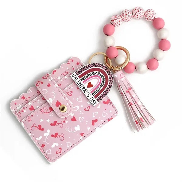 Wristlet Bracelet Keychain Wallet For Women