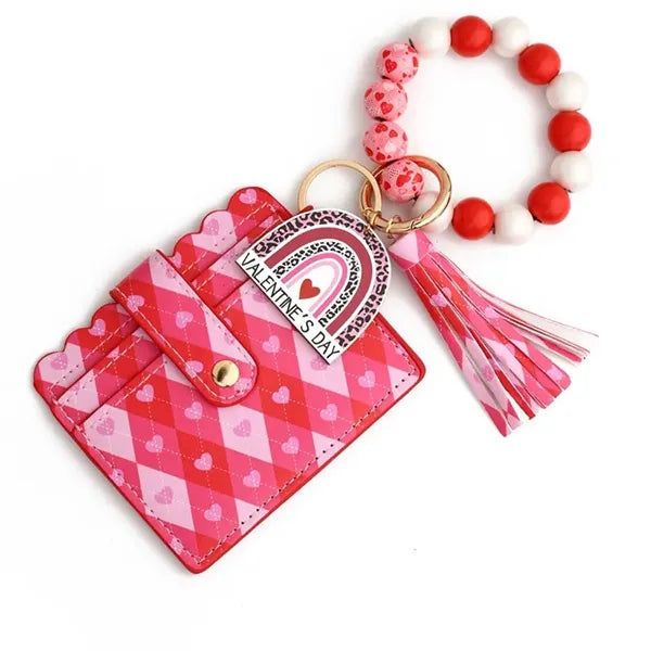 Wristlet Bracelet Keychain Wallet For Women